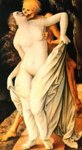 Angst vor dem Tod - Hans Baldung Grien: „Tod und Frau“ (1518–1520)